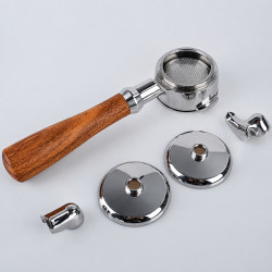 Portafiltro 3 en 1 4Barista 58 mm – E61 (mango de madera)