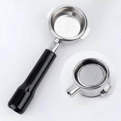 Portafiltro sin fondo 4Barista 58 mm – La Marzocco (mango negro)