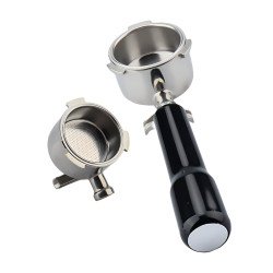 Portafiltro de doble salida 4Barista 51 mm – De’Longhi Dedica (mango negro)