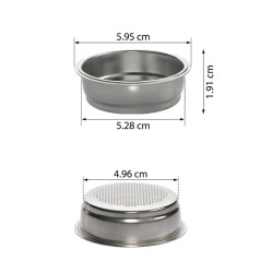 Una Portafilter cesta individual de 51 mm (7-9 g)