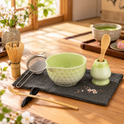 Matcha set 4Barista (light green) – un juego de cerámica para preparar té matcha 
