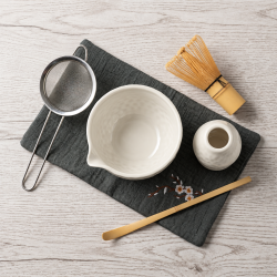 Matcha set 4Barista (white) – un juego de cerámica para preparar té matcha 