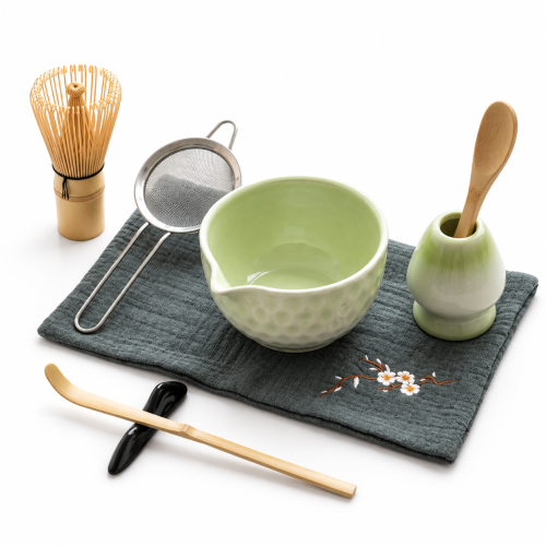 Matcha set 4Barista (light green) – un juego de cerámica para preparar té matcha 