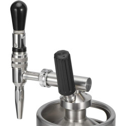 Nitro Cold Brew 2L acero inoxidable Mini barril 4Barista