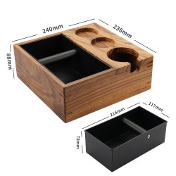 Tamper estación con Knock box 4Barista