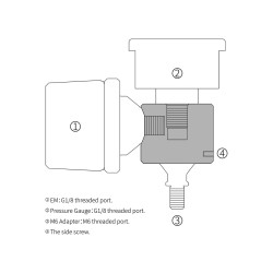 BOOKOO - E61 Tee & Gauge