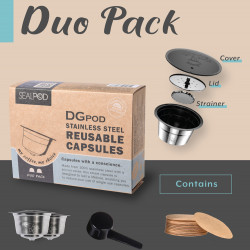 2x Cápsula reutilizable SEALPOD para Dolce Gusto ®