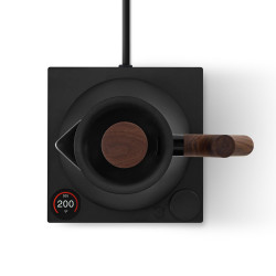 Fellow Corvo EKG PRO Matte Black with Walnut Handle | eléctrico negro