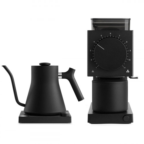 Fellow Ode + Stagg EKG black | Molinillo de café eléctrico + Gooseneck hervidor