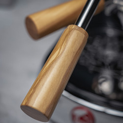 La Pavoni wood handles kit (Legno olivo) – juego de mangos
