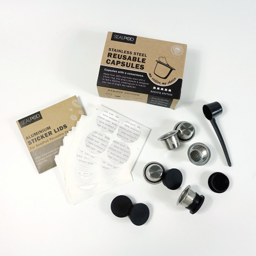 Reseñas Cápsulas reutilizables SEALPOD para Nespresso ® - 5 piezas