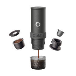 Outin Mino (Space grey) - cafetera de viaje