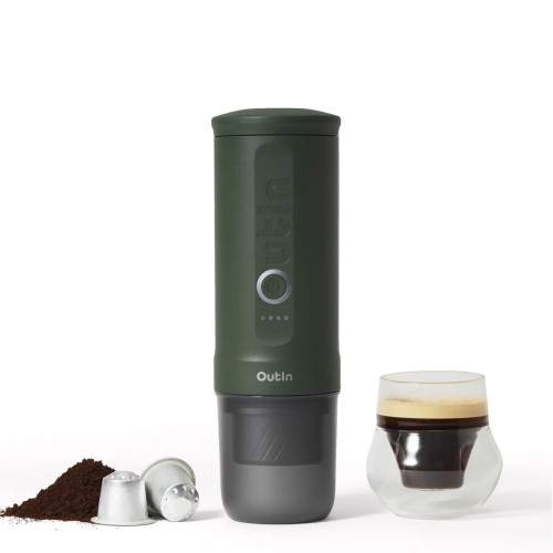 OutIn Nano 2 (Forest green) - cafetera de viaje