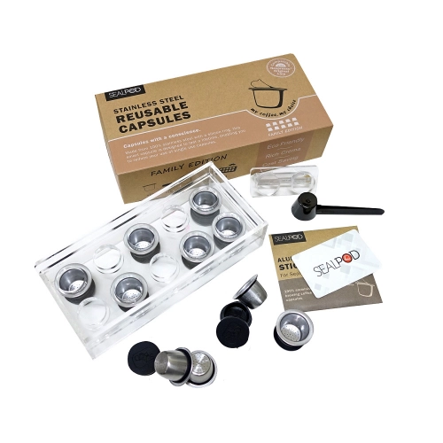 Reseñas Cápsulas reutilizables SEALPOD para Nespresso ® - 10 piezas