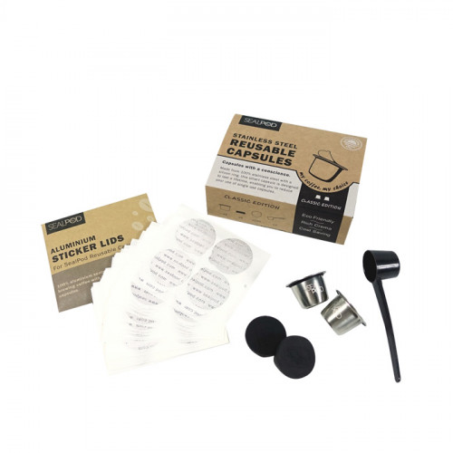 Cápsulas reutilizables SEALPOD para Nespresso ® - 2 piezas