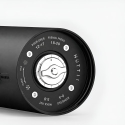 Timemore × Nuttii OX Lite – molinillo de café eléctrico portátil (negro)