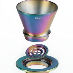 Varia FLO Candy – acero inoxidable Dripper (Varia x Kurasu Kyoto)