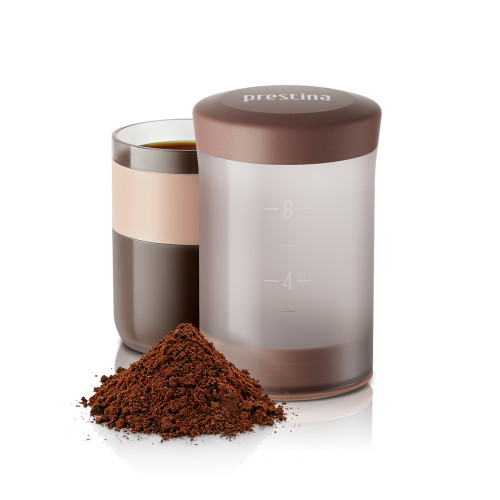 Wacaco Prestina (clay pink) : una cafetera portátil