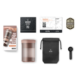 Wacaco Prestina (clay pink) : una cafetera portátil