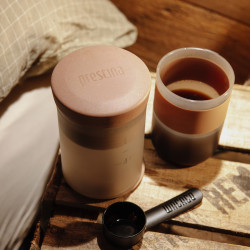 Wacaco Prestina (clay pink) : una cafetera portátil